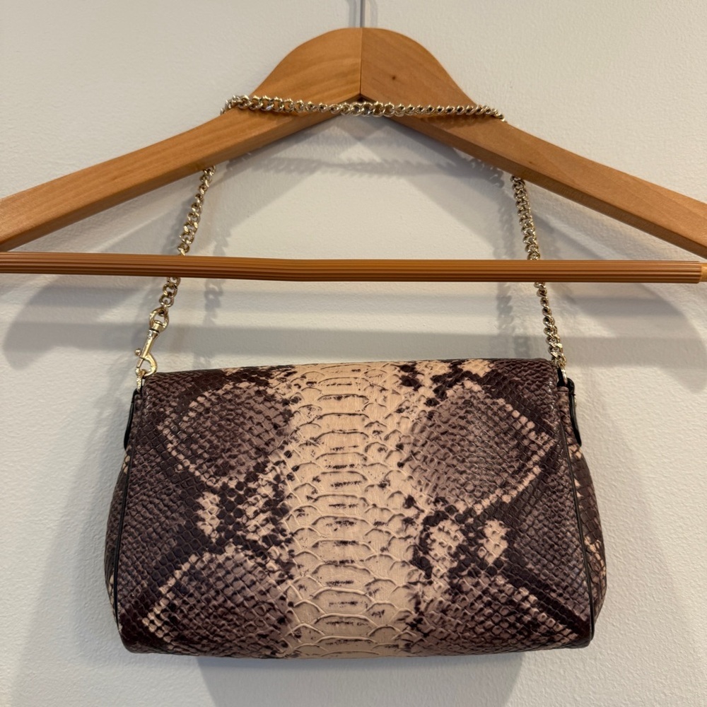 Coach Mini Ruby Python Embossed Crossbody Purse - image 4